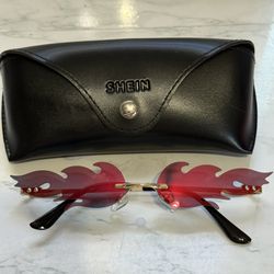 Red Flame Sunglasses (SHEIN)