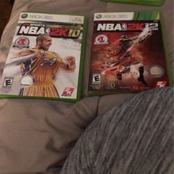 Xbox 360 NBA 2K 10 And NBA 2K 12