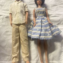 1960’s Barbie and Ken dolls 