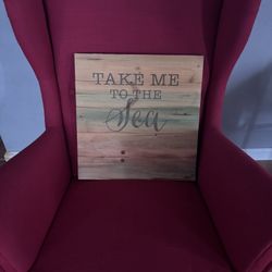 Take Me To The Sea Large Wooden Piece