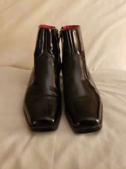  Ladies Calvin Klein Leather Ankle Boots