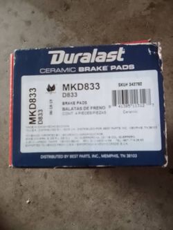 Dura last brake pads  brand new in the box