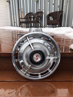 4 Classic 1963/1964 Chevrolet Chevy SS Belair Impala Hubcaps Wheel Cover Size 14 Inches