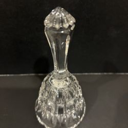 Zajecar Hand cut 24% Lead Crystal Bell 5”