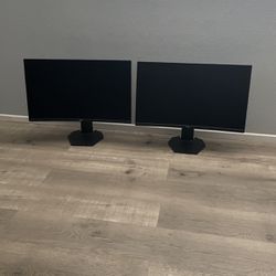 2 Dell Curved Gaming Monitors 