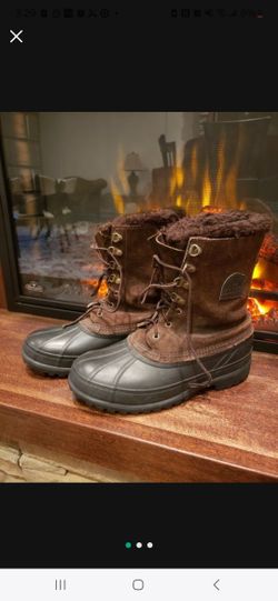 SOREL- Men's Caribou Winter Snow Boots- Great Condition! Retail $199