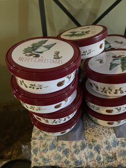 Chrismas  Tins 