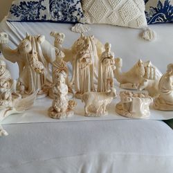 Christmas Ceramic Statues 
