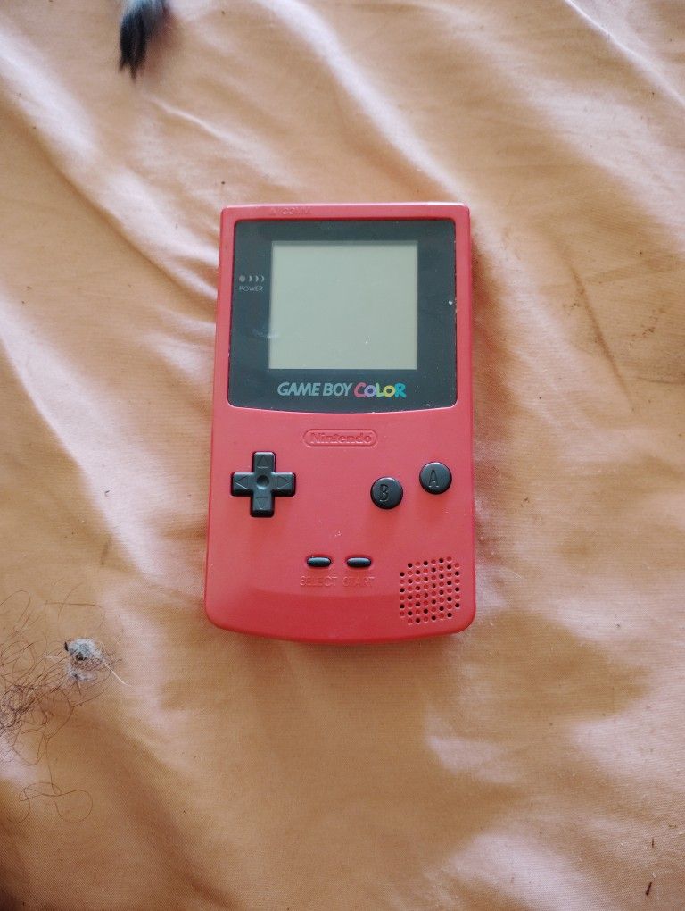 Game Boy Nintendo Red N Black
