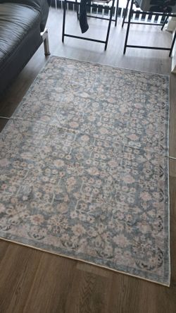 Rug 4 by 6 WASHABLE