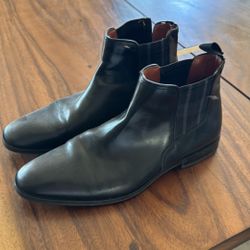 Men Black Florsheim Half Ankle Size 8.5