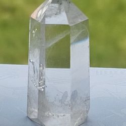 ✨CLEAR QUARTZ TOWER – 2" POWER CRYSTAL – 32g OF PURE VIBES – LOCAL PICKUP IN CLE✨