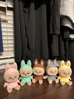LABUBU Bunny Costume Fox Vinyl Figures Set of 5