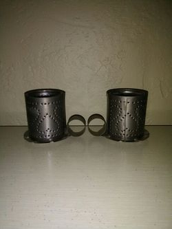 Handmade Metal Candle Holders