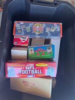 Vintage Baseball and NFL Football Card Sets Lot