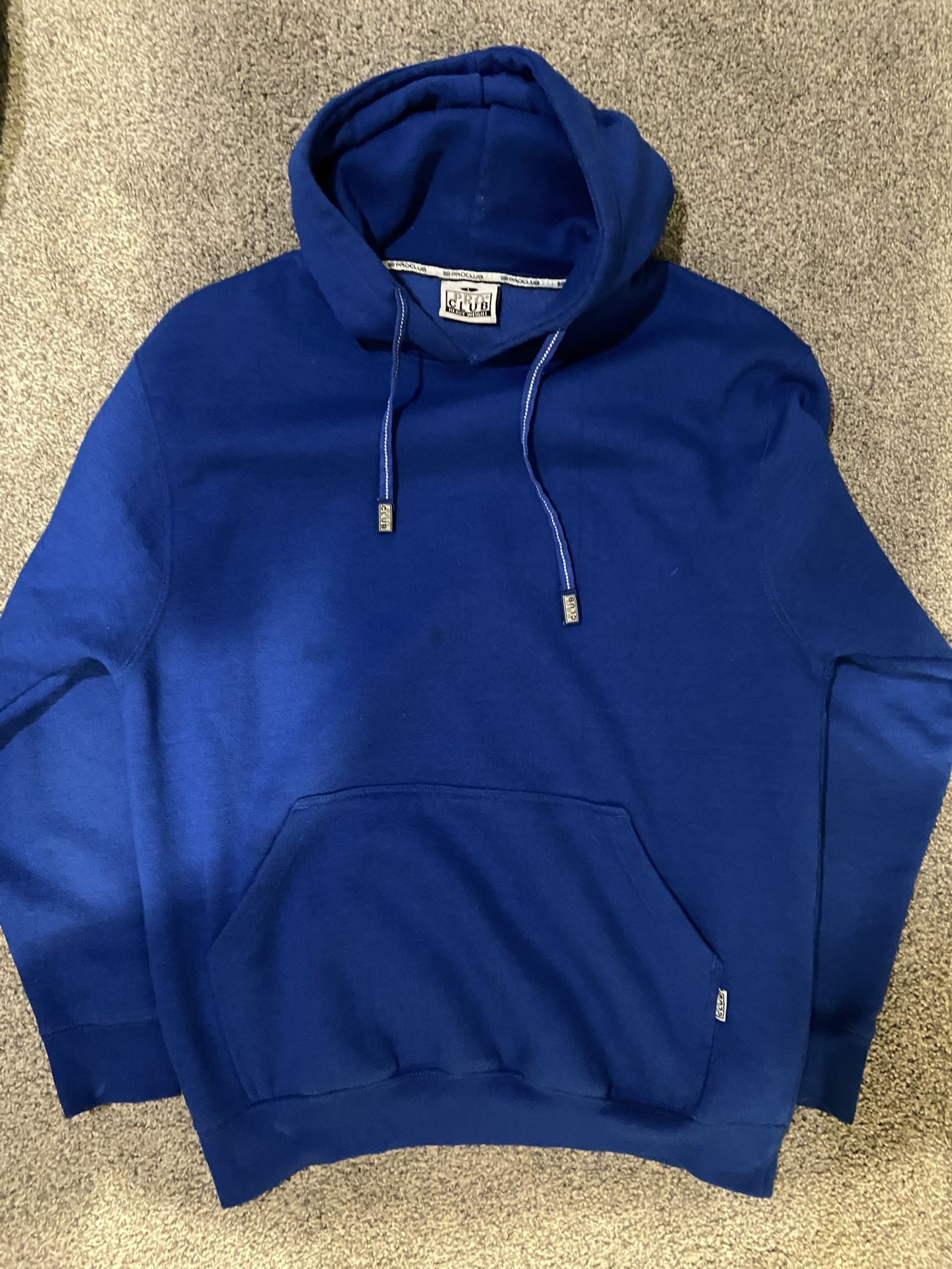 Blue Pro Club Hoodie