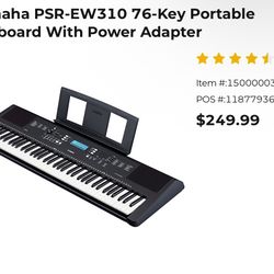 YAMAHA PSR-EW310 Keyboard