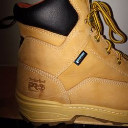 Used (1) Week Timberland Pro -Boss Said They Were The Wrong Shoes For The Job Paid $159.99     Selling For $75 Firm