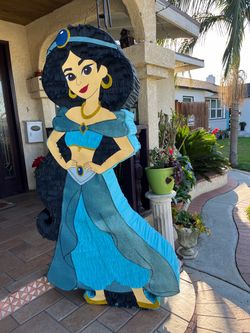 Princess Jasmine Piñata Large Handmade 5 feet tall