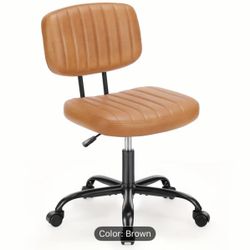 Ergonomic Armless Office Chair with Lumbar Support