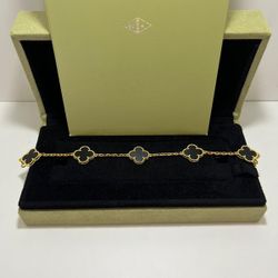 Vca Clover Bracelets 18k Gold Filled Box Included 