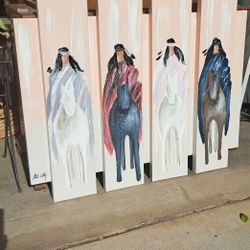 Original Painting By PETER COLBY  mid Century Modern Art Piece