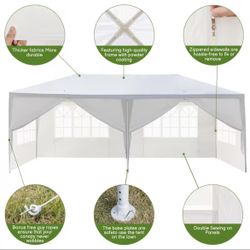Carpa blanca para fiesta 10 x 20 pies (nueva en su caja)
