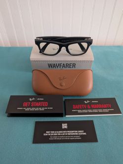 Ray-Ban Meta Wayfarer Gen 2 RW4012 53mm Matte Black Smart Glasses w/ Transition Lenses