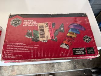 Doyle Premium Ratcheting Tube Bender Kit – New in Box