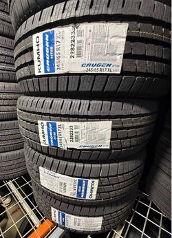 245/65R17 Kumho New Tires Installed And Balanced
