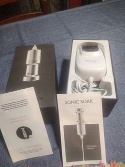 Sonic Soak Ultrasonic Cleaning Tool Portable Washer 110V With Box Tested