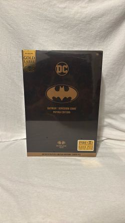 McFarlane Toys DC Multiverse BATMAN KINGDOM COME Patina Edition Figure Gold