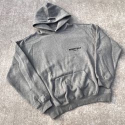 Dark Oat Essentials Hoodie