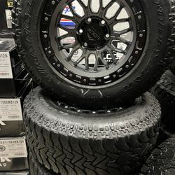 Vendo Rines Nuevos 17x9 De Ancho De 6-139.7 Lugs Con Llantas 285/70/R17 Bfgoodrich ‼️📲🚘