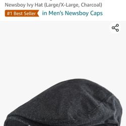 Men's Newsboy Hat L/XL