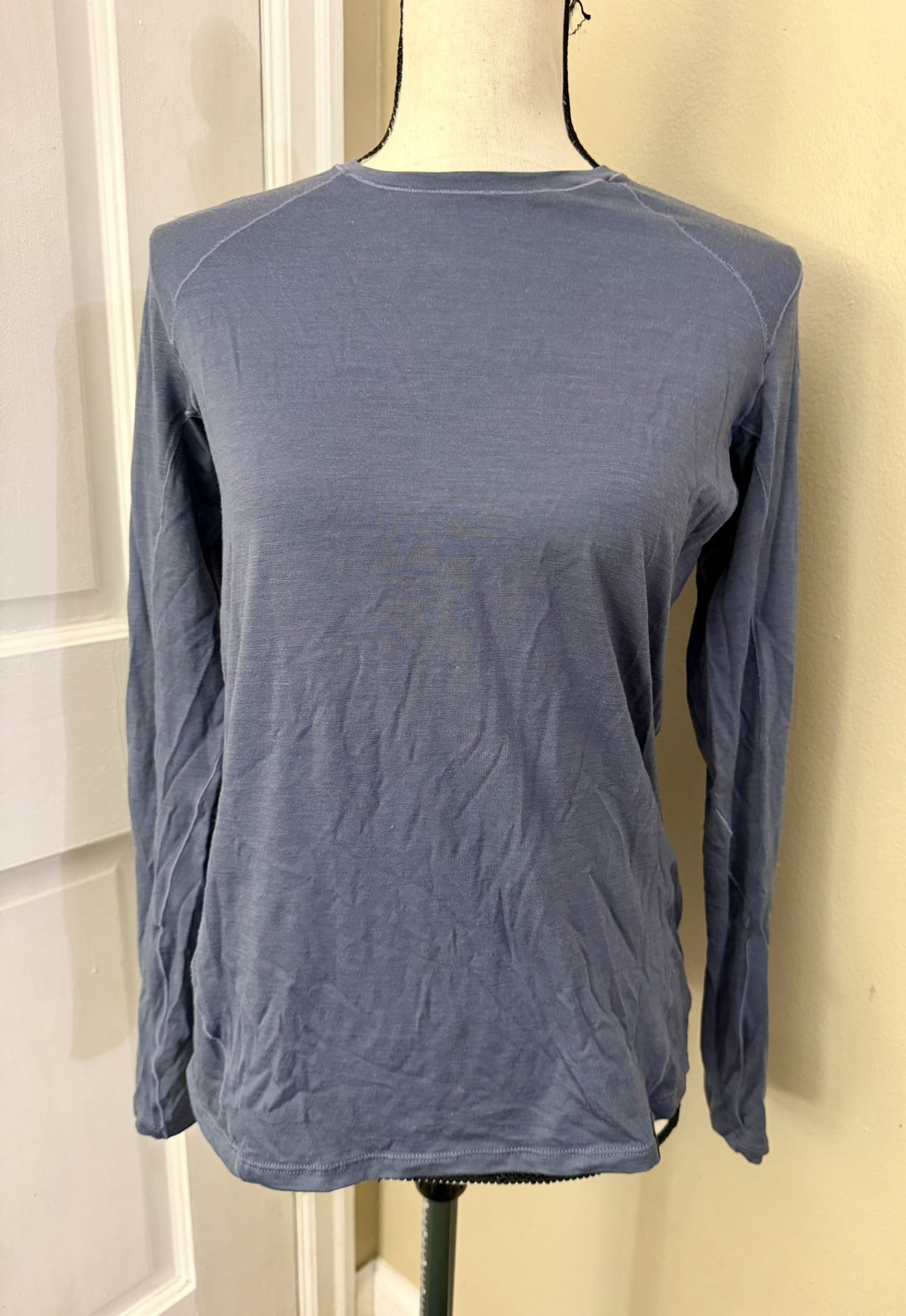 REI Co-op Merino Wool 185 Long Sleeve Crew Outdoor Base Layer Women's M 