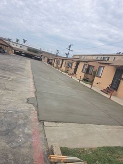 Block walls  and concrete