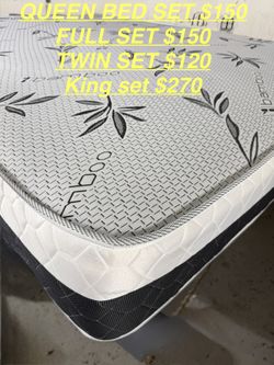 Queen Bed And Box Spring