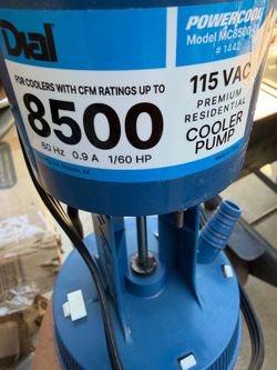 DIAL 8500 Evaporative Cooler pump