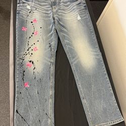 Custom Hand painted Pants