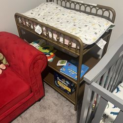 Golden Changing Table 