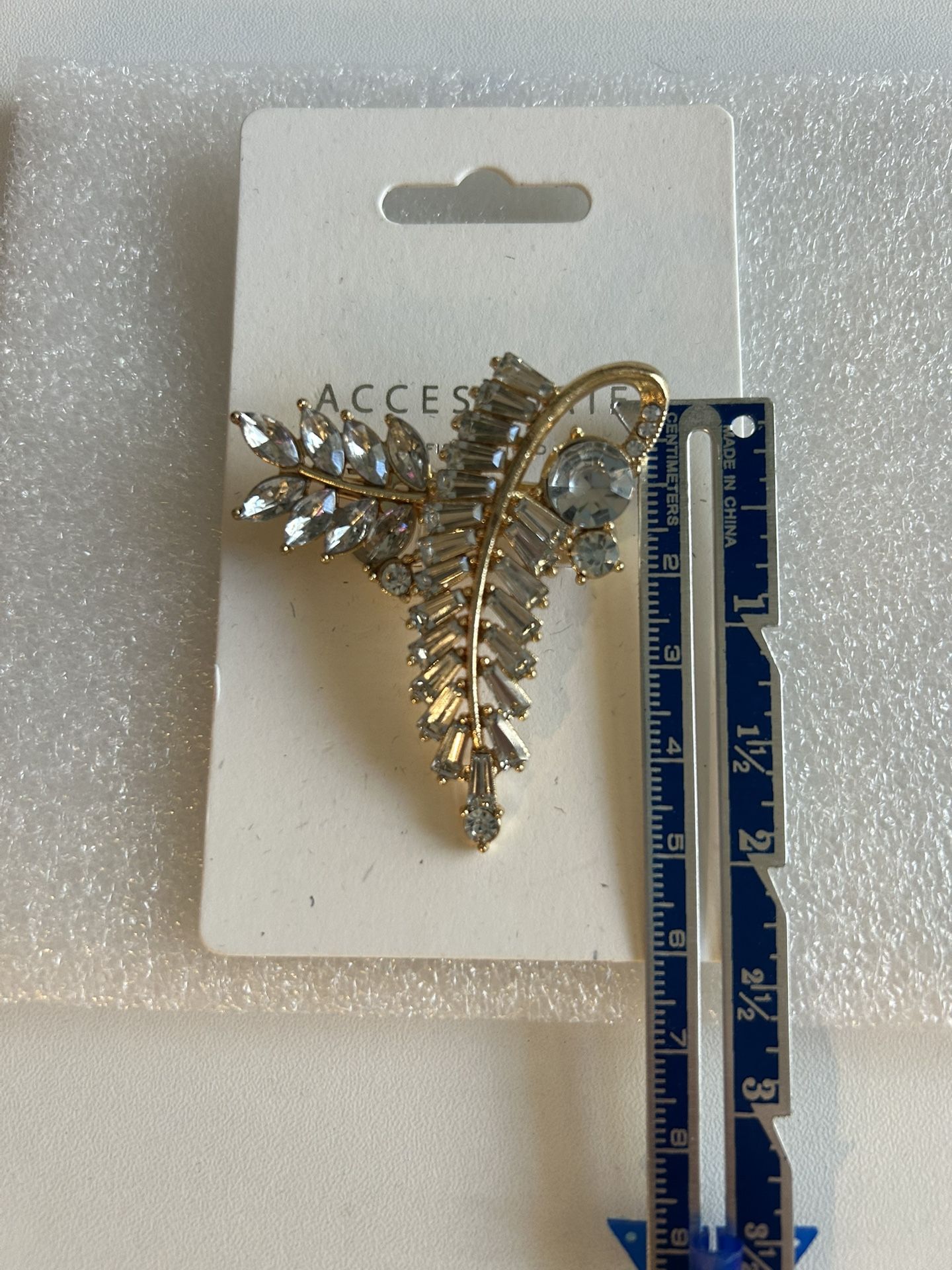 Luxury Rhinestone Wheat Brooch