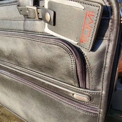 Tumi leather Slim bag