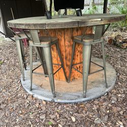 Wood Spool Table