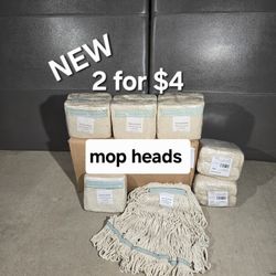 New Mop Heads 2pc For Only $4 