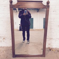 Mirror wood vintage