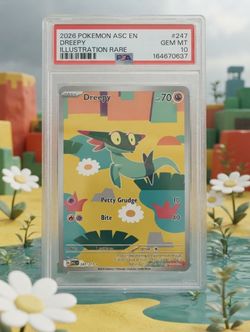 PSA 10 Dreepy Illustration Rare Pokemon Card 247/217
