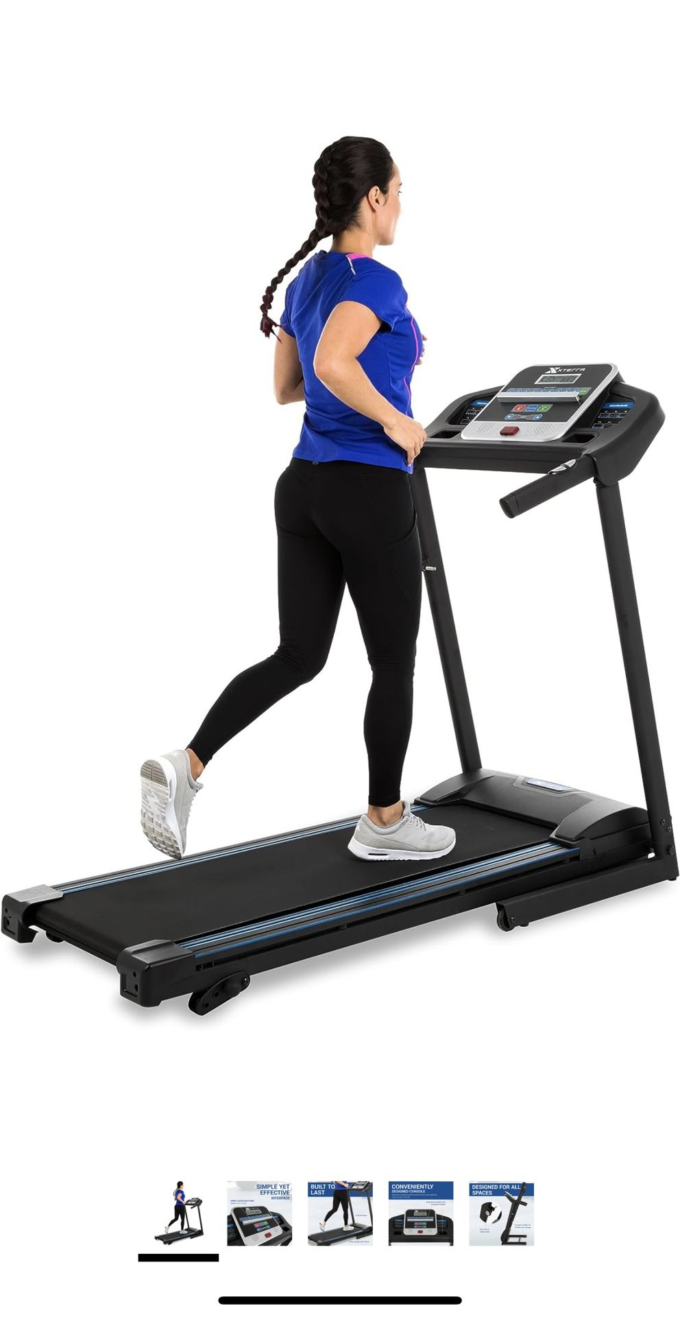 Like New - XTERRA Fitness Electric TR Folding Treadmill