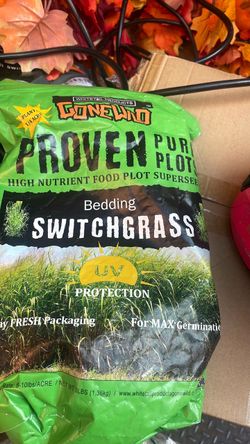 Gone Wild Bedding Switchgrass Food Plot Seed 3lbs