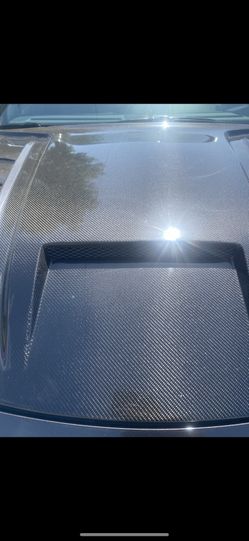 Real Carbon Fiber Hood 